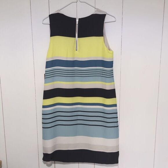 Vince Camuto Summer Luxe Fash Aqua Sphere Dress Size 4 - Picture 7 of 8